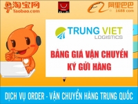 Bảng giá mua hộ ký gửi vận chuyển Trung Quốc - Việt Nam